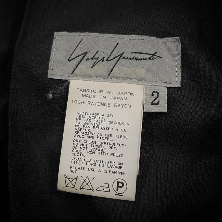 Yohji Yamamoto Femme 13AW レーヨンギャバジンホワイトステッチスカートパンツ Archive ボトムス 刺繍 ヨウジヤマモトファム レディース