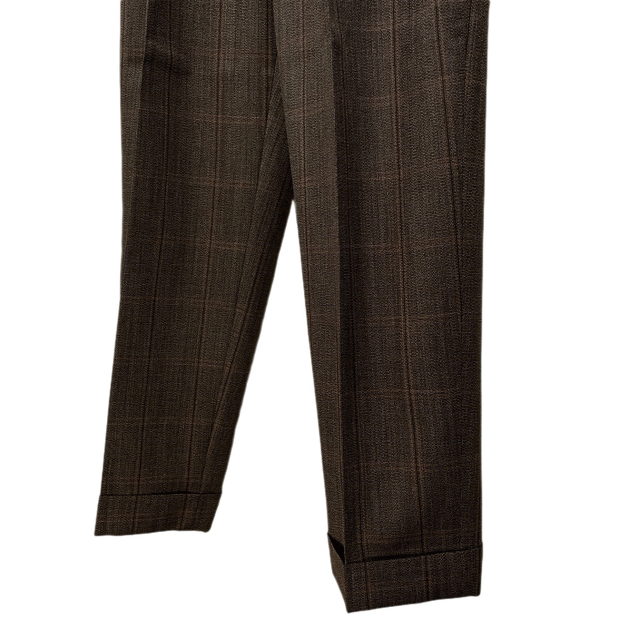 AURALEE 21AW BLUEFACED WOOL CHECK WIDE SLACKS ウールチェックワイドスラックス パンツ トラウザーズ ボトムス 定価38,500円 A21AP02CB オーラリー メンズ