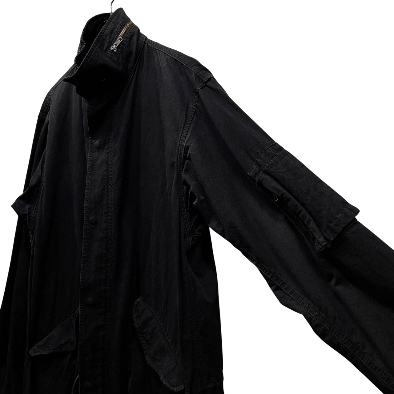 Yohji Yamamoto Pour Homme 18AW コットンリネンウェザークロスモッズコート ジャケット ブルゾン アウター Archive ヨウジヤマモトプールオム メンズ