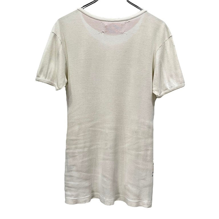 Maison Martin Margiela 0 10 転写ボーダープリントクルーネックTシャツ カットソー Tee T-shirt Archive 90s 00s 本人期 Artisanal アーティザナル トップス メゾンマルタンマルジェラ メンズ