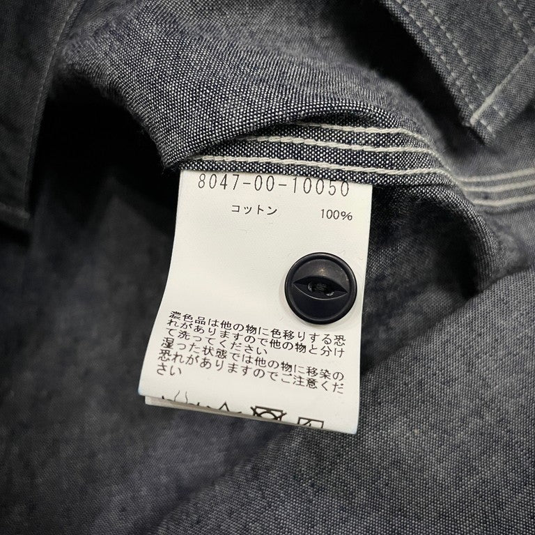 Nigel Cabourn タグ付未使用 23SS NEW MEDICAL SHIRT INDIGO トップス 長袖シャツ メディカルシャツ ワークシャツ ナイジェルケーボン メンズ