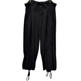 Yohji Yamamoto Pour Homme 13SS 天竺ドローストリングシャーリングラップバルーンパンツ 希少 レア Archive スーパーワイド イージー ボトムス カットソー生地 ヨウジヤマモトプールオム メンズ