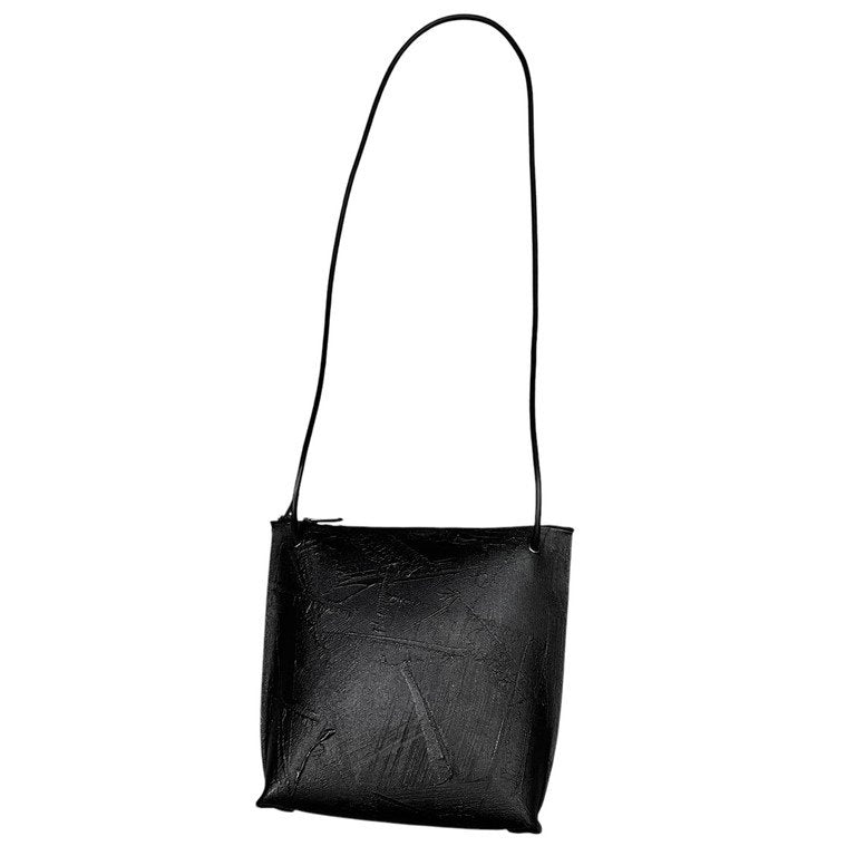 Kagari Yusuke 黒壁 クギブクロ カウレザーパテコーティング電線ストラップショルダーバッグ 鞄 カバン カガリユウスケ メンズ レディース ユニセックス