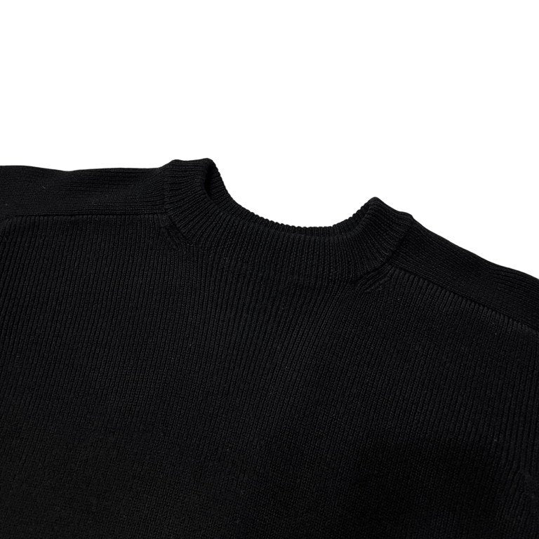 Yohji Yamamoto Pour Homme フリーダムスリーブ畦編みニットセーター Archive 90s リブ編み トップス ヨウジヤマモトプールオム メンズ