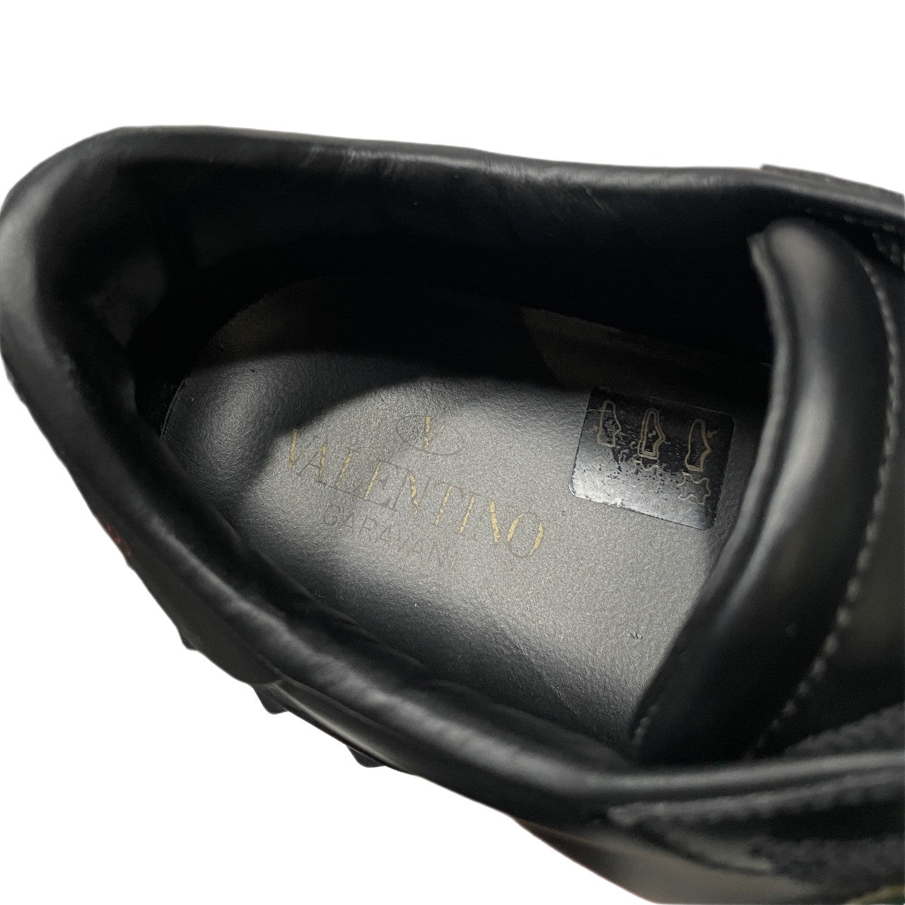 UNDERCOVER × VALENTINO GARAVANI 19AW ロックスタッズスカルパッチレザーローカットスニーカー シューズ 靴 クツ 41 アンダーカバー ヴァレンティノ ガラヴァーニ メンズ
