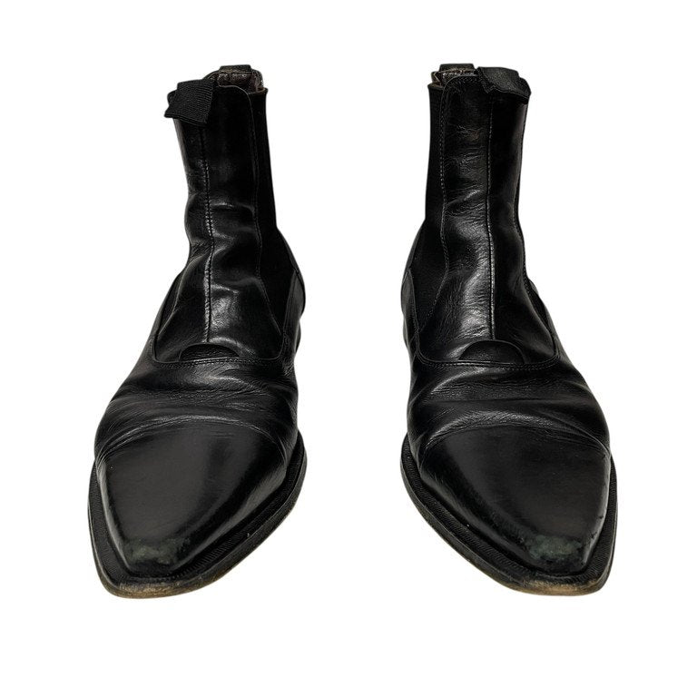 DOLCE&GABBANA レザーポインテッドトゥサイドゴアブーツ シューズ 靴 クツ D&G Archive ドルチェアンドガッバーナ メンズ レディース ユニセックス