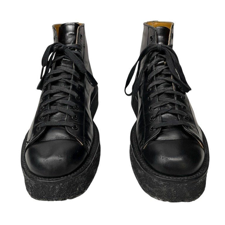 REGULATION Yohji Yamamoto MEN レザー10ホールデミブーツ シューズ 靴 クツ Pour Homme Y's for men ヨウジヤマモトプールオム ワイズフォーメン レギュレーション メンズ
