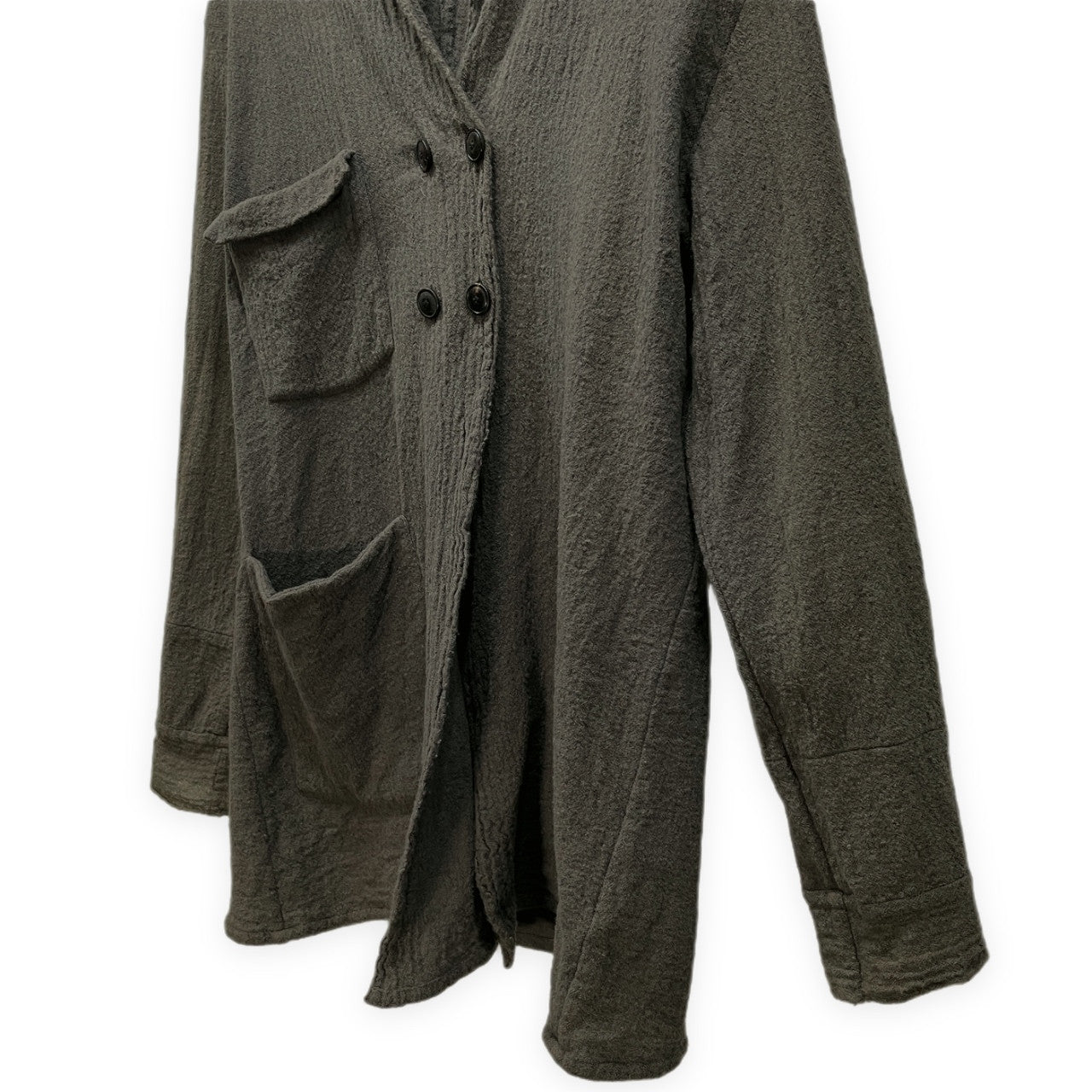 SOSNOVSKA 縮絨ウールダブルブレストジャケット シャツ カーディガン アウター トップス ソスノブスカ メンズ レディース ユニセックス