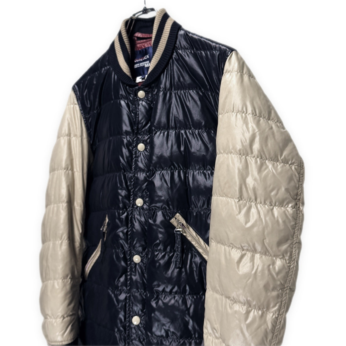 JUNYA WATANABE COMME des GARCONS MAN × DUVETICA 12AW ダウンスタジアムジャンパー スタジャン ブルゾン コート ジャケット アウター Archive ジュンヤワタナベ コムデギャルソン マン デュベティカ メンズ