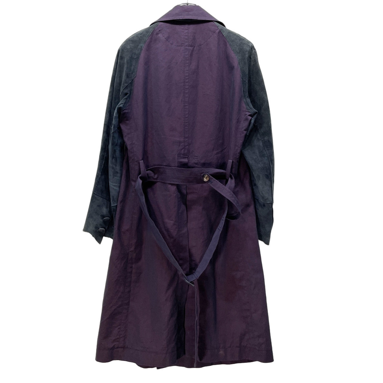 TAKAHIRO MIYASHITA TheSoloist. 13SS リバースラムレザーカットオフ袖切替ロングコート アウター ホースレザー 定価134,540円 Symphony #0007 ジャケット ブルゾン タカヒロミヤシタ ザ ソロイスト メンズ