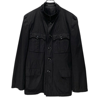 Yohji Yamamoto Pour Homme 11SS コットンギャバジン4ポケットミリタリージャケット ブルゾン アウター Archive HO-J76-053 ヨウジヤマモトプールオム メンズ