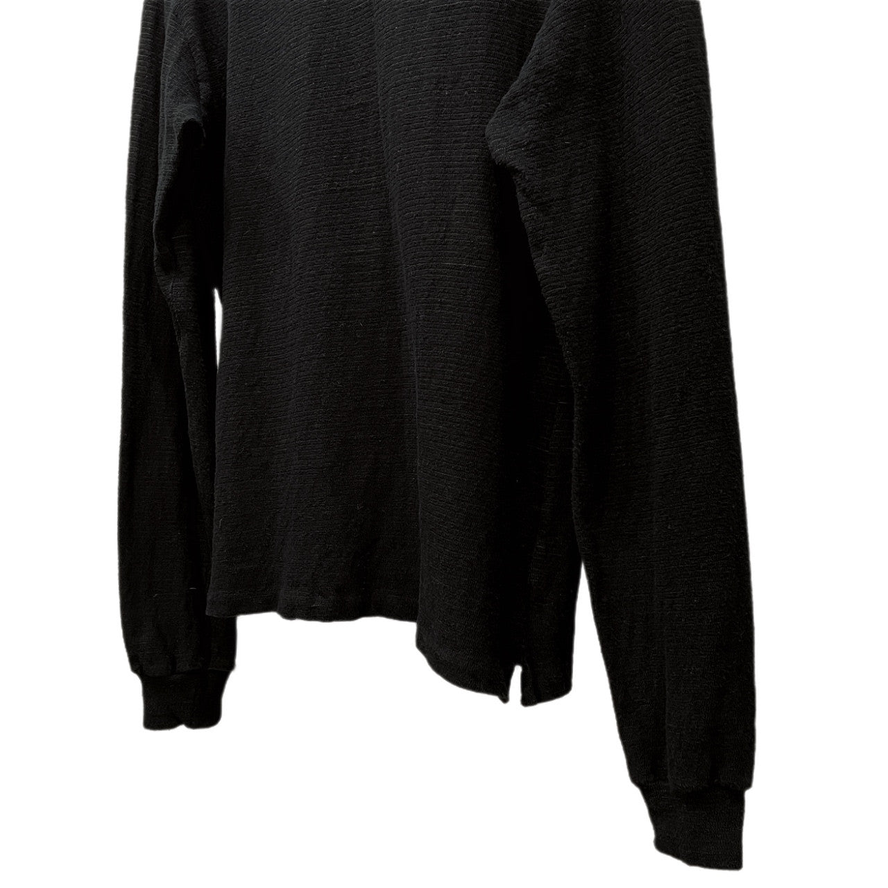 Y's for men カットオフハイネック細ボーダーリブTシャツ カットソー タートルネック Tee T-shirt トップス Archive Yohji Yamamoto Pour Homme ワイズフォーメン ヨウジヤマモトプールオム メンズ