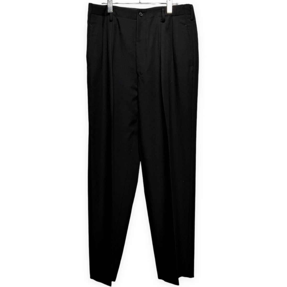 Y's for men ウールギャバジン2タックワイドテーパードスラックス パンツ トラウザーズ Archive 90s Yohji Yamamoto Pour Homme ヨウジヤマモトプールオム ワイズフォーメン メンズ