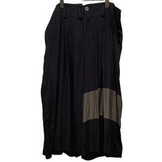 Y's 脱色加工ワイドクロップドパンツ ボトムス ブリーチ加工 Yohji Yamamoto Femme ワイズ ヨウジヤマモト レディース メンズ ユニセックス