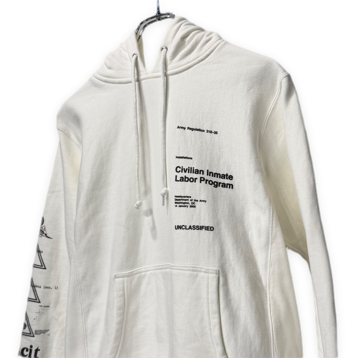 stlTH × UNDERCOVER Civilian Inmate Labor Program プリントプルオーバーパーカー 刺繍 トップス アウター 横山SAKEVI G.I.S.M. FUUDOBRAIN ギズム サケビ ステルス アンダーカバー メンズ