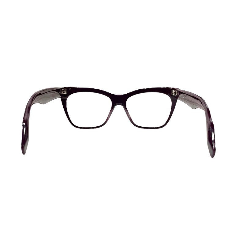 Yohji Yamamoto CAT EYE GLAMOROUS OVERSIZED HOT EYEGLASS フルリムキャッツアイサングラス 眼鏡 メガネ セルフレーム アイウェア 小物 YY1030 ヨウジヤマモト メンズ レディース ユニセックス