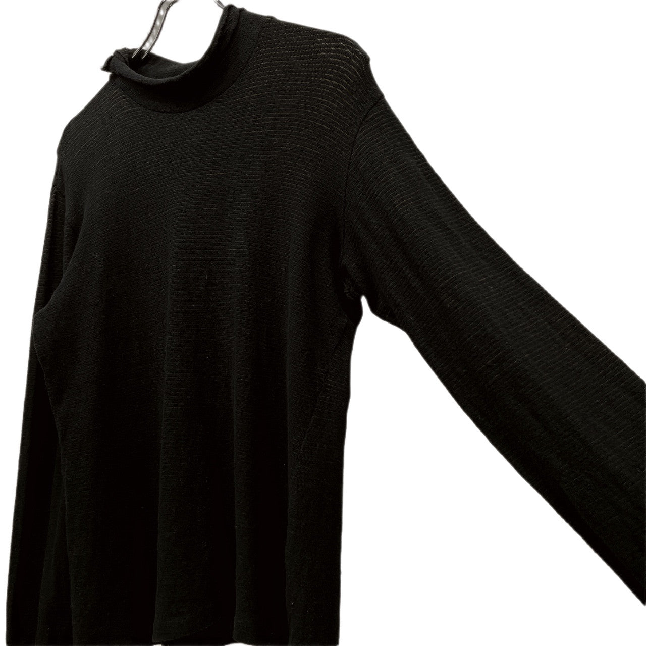 Y's for men カットオフハイネック細ボーダーリブTシャツ カットソー タートルネック Tee T-shirt トップス Archive Yohji Yamamoto Pour Homme ワイズフォーメン ヨウジヤマモトプールオム メンズ