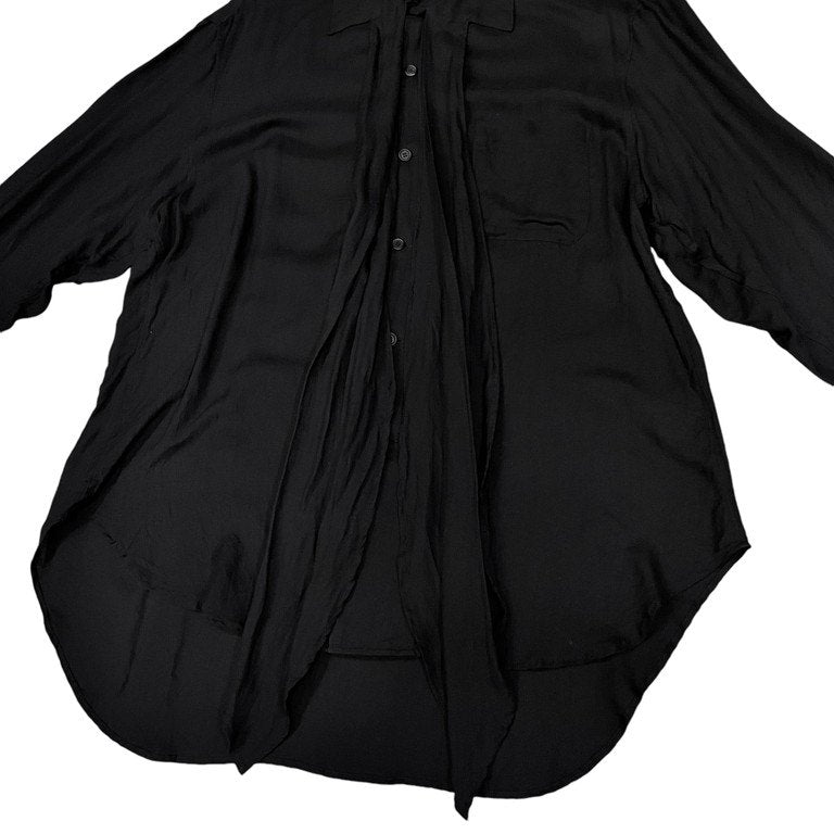 S'YTE Yohji Yamamoto LYOCELL VIERA STOLE SHIRT リヨセルビエラストールシャツ ボウカラー スカーフ ブラウス サイト ヨウジヤマモト メンズ レディース ユニセックス