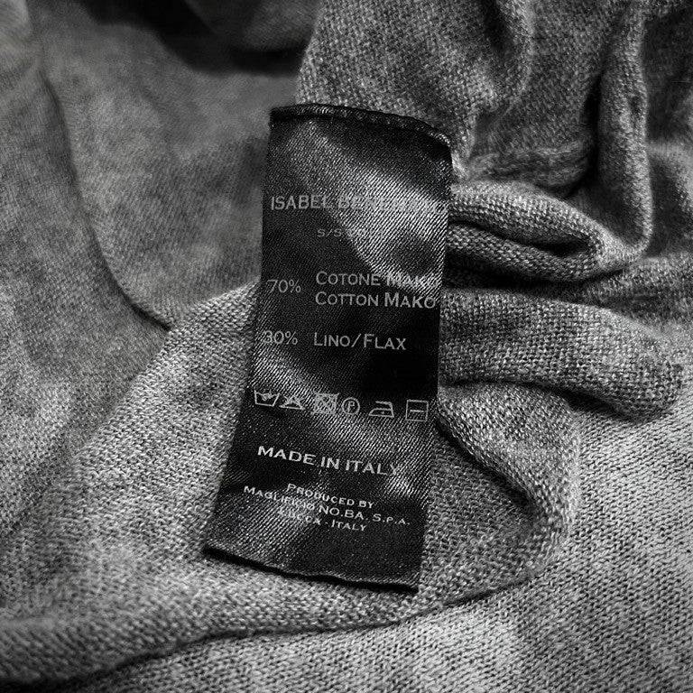ISABEL BENENATO 14SS コットンリネンVネックサマーニットセーター トップス カットソー Tシャツ イザベルベネナート メンズ