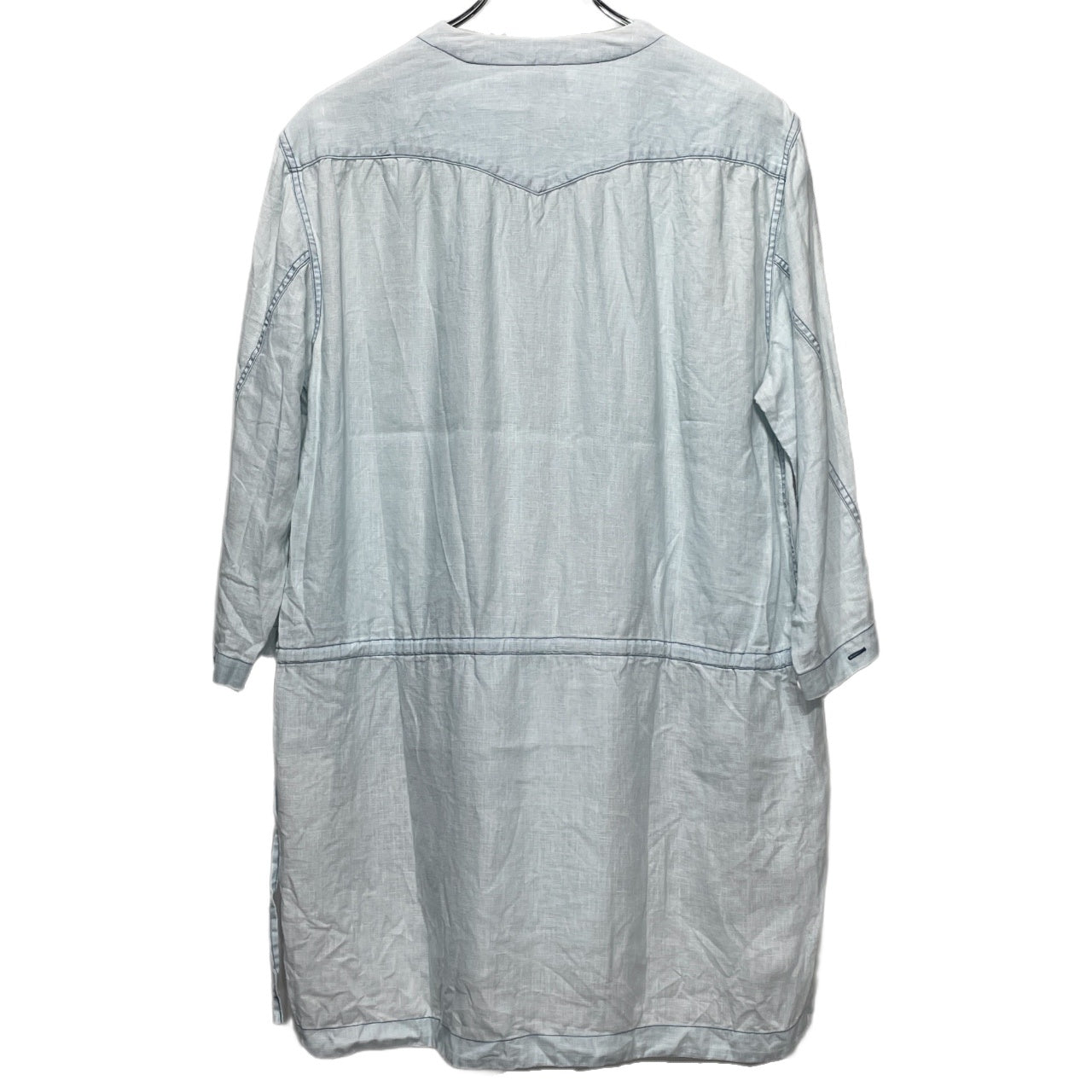 nonnative 16SS リネンバンドカラープルオーバーロングシャツ ブラウス トップス ノンネイティブ メンズ