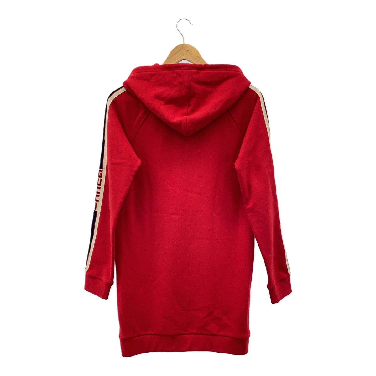 GUCCI GUCCI ロゴラインフリルスウェットワンピース
