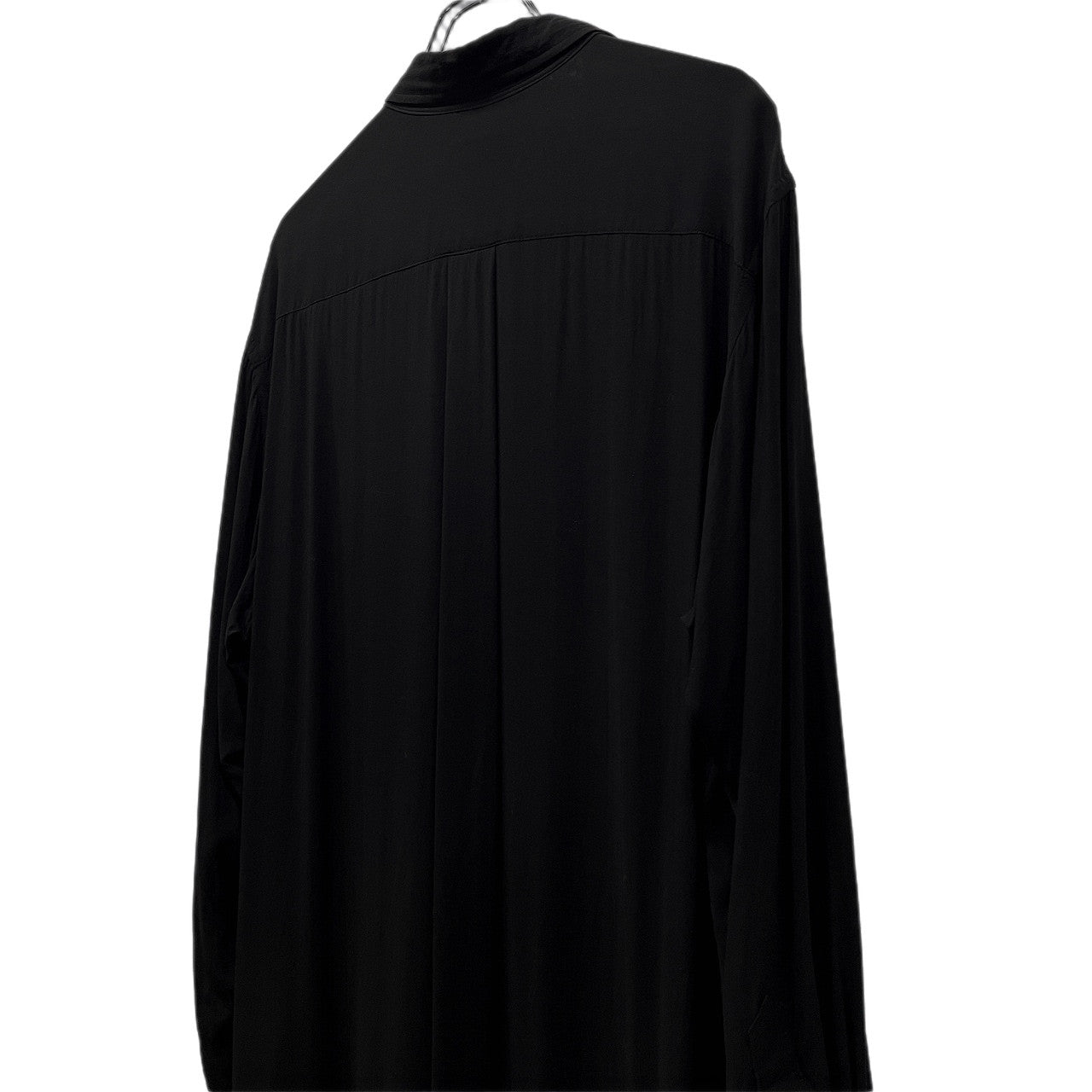 B Yohji Yamamoto 20SS 山本耀司プリントレーヨンロングシャツ ブラウス トップス NN-B87-822 定価77,0000円 Pour Homme ビー ヨウジヤマモト メンズ レディース ユニセックス