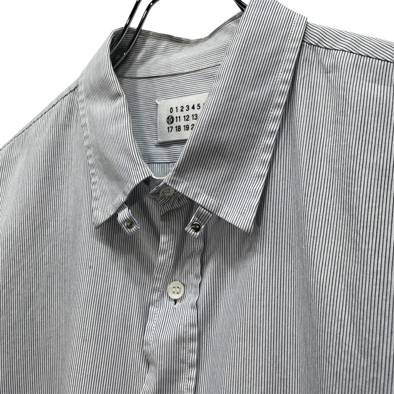 Maison Martin Margiela 10 ピンストライプチンストラップシャツ Archive ブラウス トップス メゾンマルタンマルジェラ メンズ