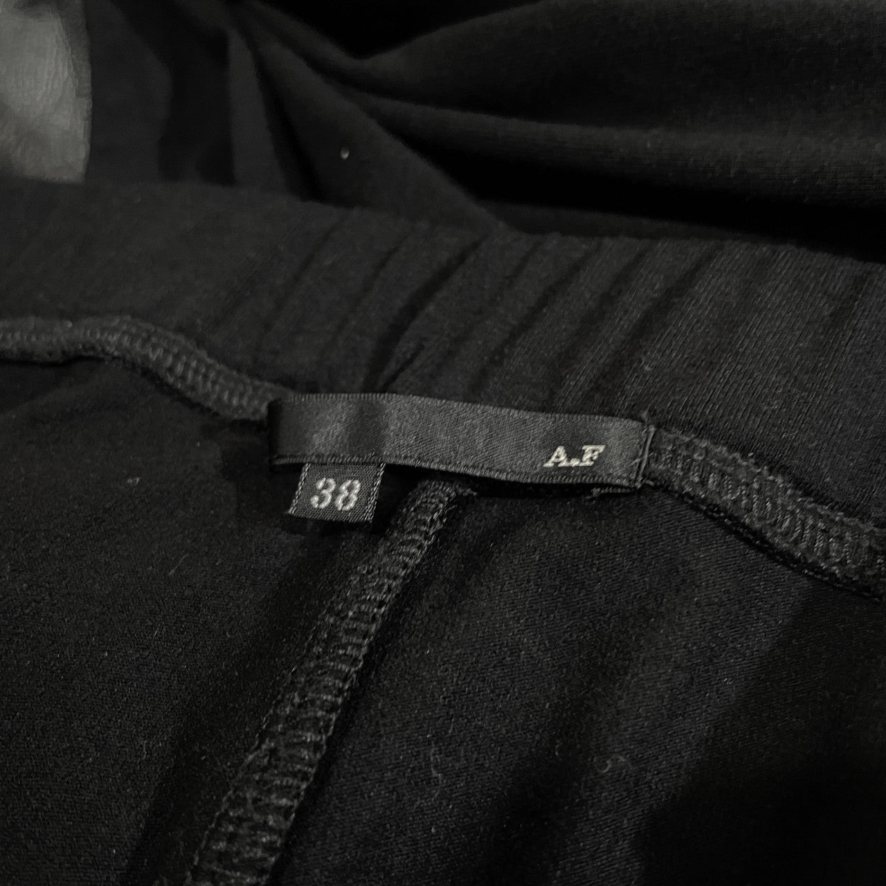 A.F ARTEFACT ラムレザー切替レギンスパンツ スキニー ボトムス エーエフ アーティファクト レディース