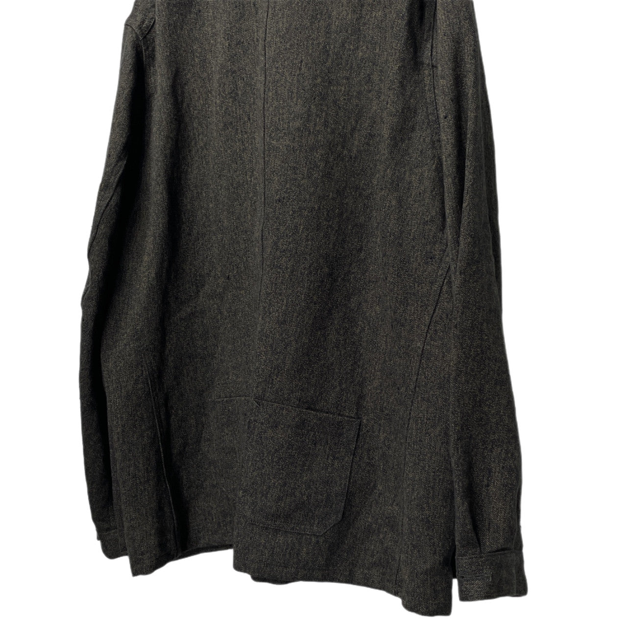Nigel Cabourn FRENCH WORK JACKET - HEMP ヘンプコットンブラックシャンブレーチェンジメタルボタンフレンチワークジャケット ブルゾン コート アウター 定価66,000円 ナイジェルケーボン メンズ