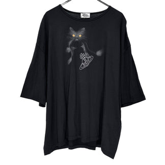 Vivivenne Westwood MAN 16AW キャットオーブプリントオーバーサイズカットソー Tシャツ