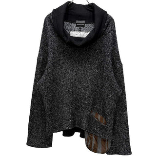 SOSNOVSKA 20AW CRAWLED OUT POCKET KNIT SWEATER exclusive for LOOM 別注 ウールモヘヤシルクハイネックニットセーター トップス モヘア ソスノブスカ メンズ レディース ユニセックス