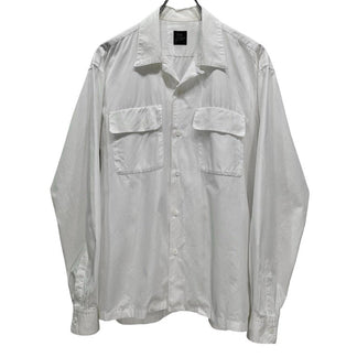 Yohji Yamamoto COSTUME D'HOMME 14AW コットンブロードダブルポケットオープンカラースクエアカットシャツ ブラウス 開襟 トップス Pour Homme ヨウジヤマモト コスチュームドオム メンズ