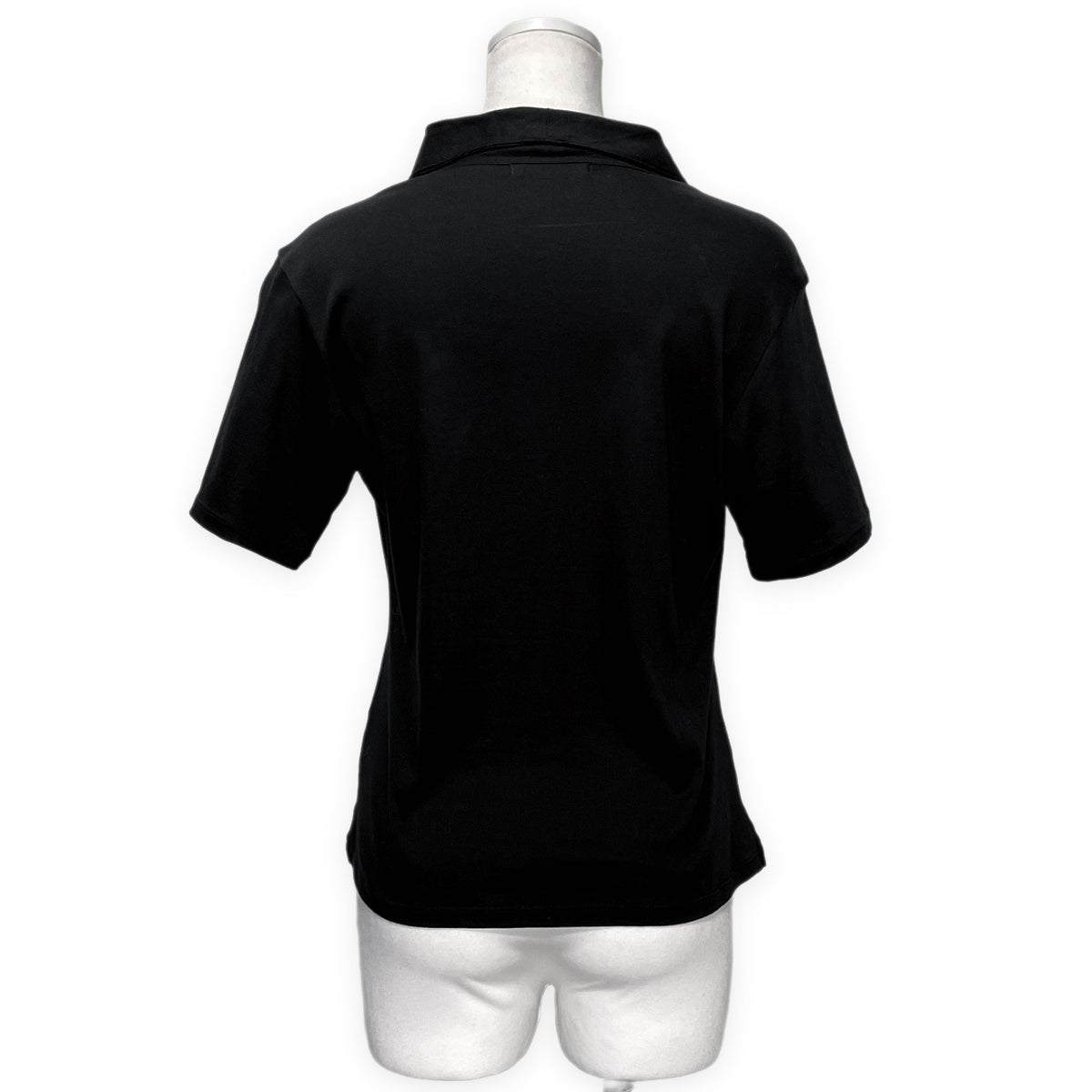 ISSEY MIYAKE コットン天竺カラーデザインカットソー ブラウス 襟付き Tシャツ トップス 半袖 イッセイミヤケ レディース