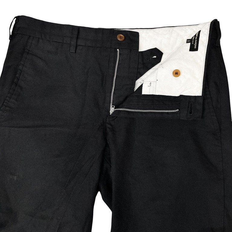 COMME des GARCONS HOMME PLUS 16SS ポリエステル縮絨ブロークンカッティングパンツ スラックス トラウザーズ Broken Tailoring ブロークンテーラリング期 Archive ダメージ ポリ縮 スラッシュ コムデギャルソンオムプリュス