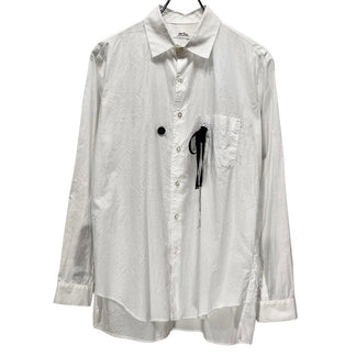 ensou. Ribbon shirt コットンブロードリボンシャツ ブラウス エンソウ メンズ レディース ユニセックス