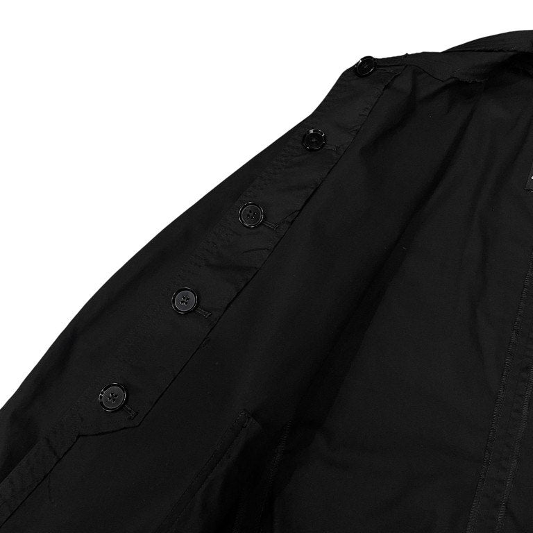 Yohji Yamamoto Pour Homme 01AW コットンギャバジンリバーシブル5Bマオカラージャケット ギャングスター期 Archive スタンドカラー テーラード ブルゾン コート アウター ヨウジヤマモトプールオム メンズ