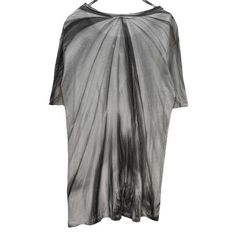 SILENT DAMIR DOMA ムラ染めカットオフパイピングカットソー Tシャツ Tee T-shirt トップス 半袖 サイレント ダミールドーマ ダミールドマ メンズ レディース ユニセックス