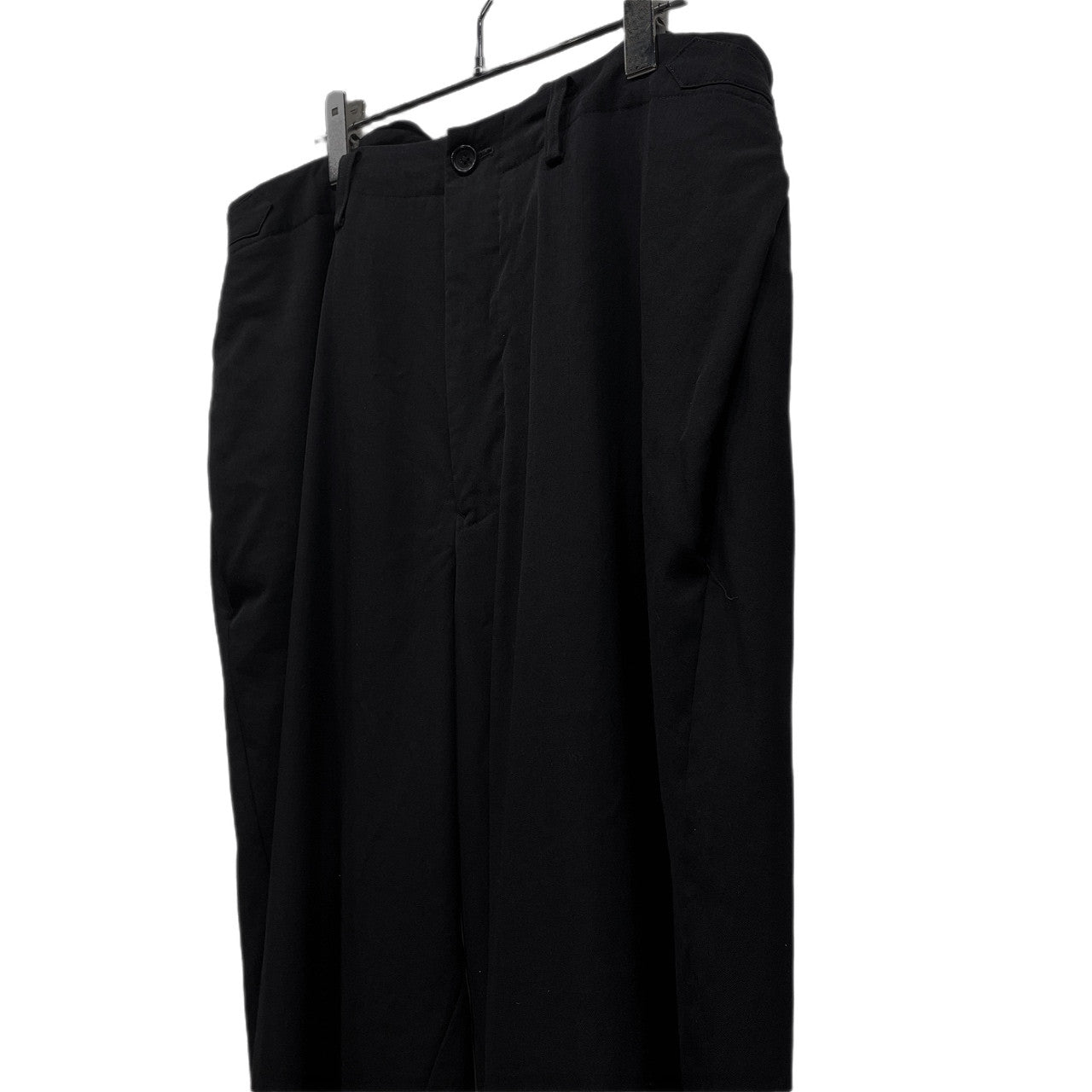 Yohji Yamamoto Pour Homme 22AW ウールギャバジンサイドアジャスターサスペンダーボタンワイドテーパードパンツ 脇隠しPコールテンSP ボトムス スラックス 定価77,000円 ヨウジヤマモトプールオム メンズ