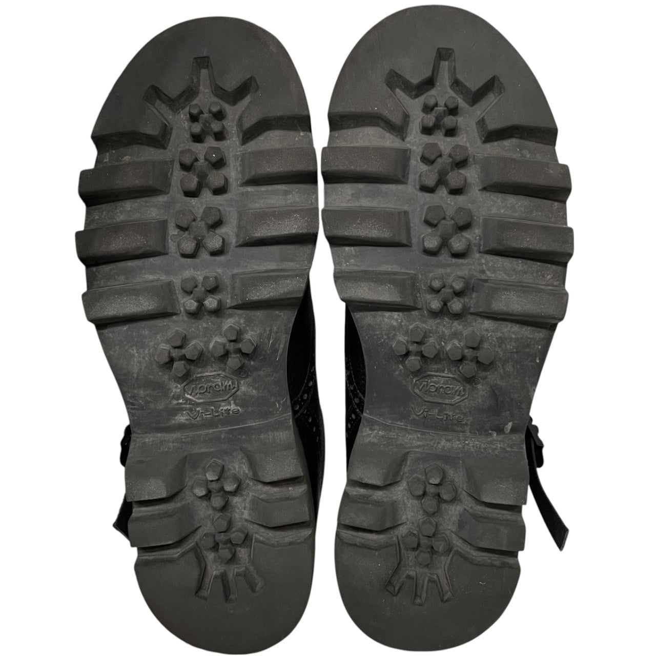 foot the coacher ダブルモンクストラップボリュームソールレザーブローグシューズ 短靴 クツ チップ 7 1/2 25.5cm フットザコーチャー メンズ