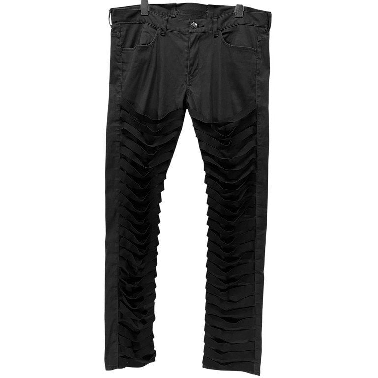 UNDERCOVER 11SS ストレッチコットンフロントベルトスリムパンツ Archive Underman期 G1501 スキニー ボトムス アンダーカバー メンズ