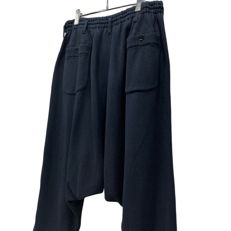 Yohji Yamamoto Pour Homme 19SS スウェットドローストリングサルエルイージーパンツ ウエストゴム 紐 ボトムス ヨウジヤマモトプールオム メンズ