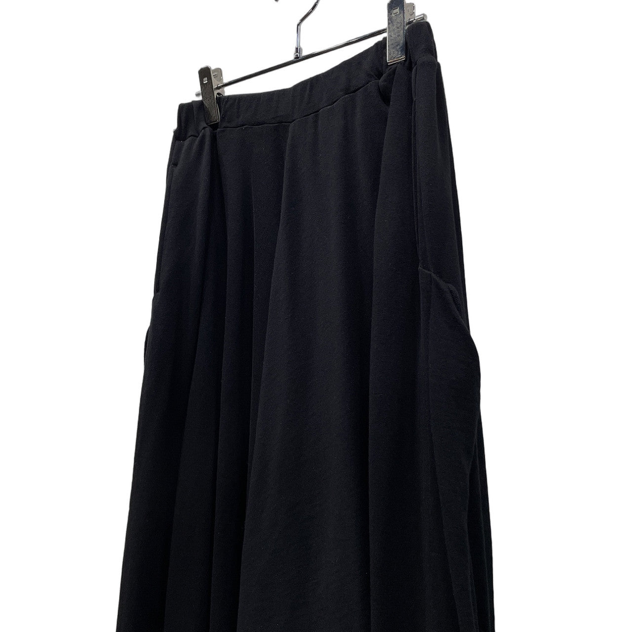 Yohji Yamamoto Femme 22AW SUPIMA HIGHWET CONPACT PLUSH SAROUEL スーピマコットンサイドフラシカットオフイージーサルエルパンツ 裁ち切り 定価49,500円 ボトムス ヨウジヤマモトファム レディース