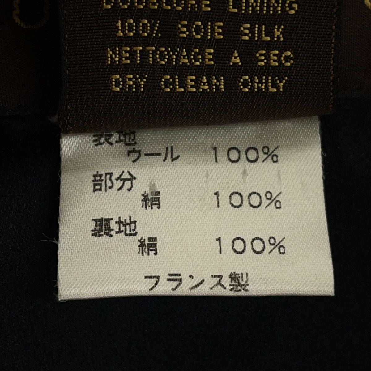 LOUIS VUITTON LOUIS VUITTON ウールベルデットコート 36