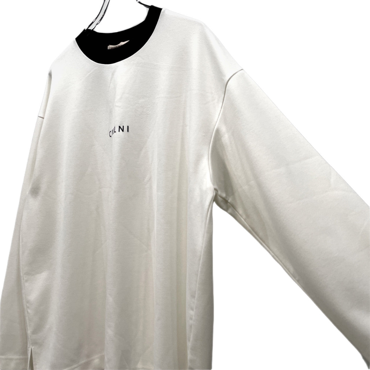 CULLNI ロゴプリントクルーネックカットソー Tシャツ Tee T-shirt トップス 長袖 クルニ メンズ