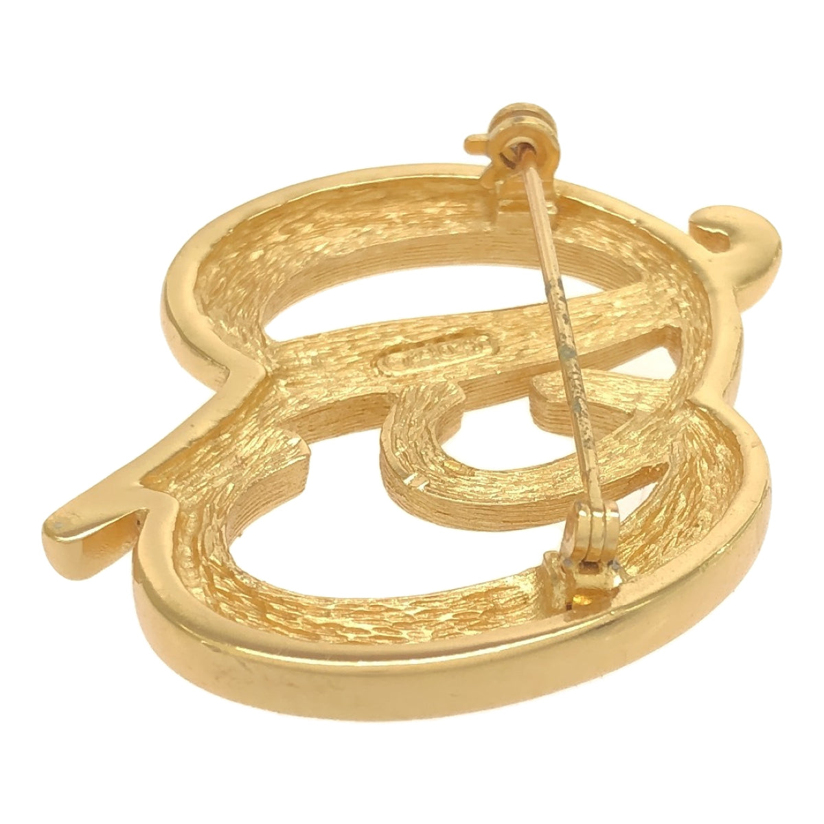 Christian Dior Christian Dior ブローチ CD ストーン