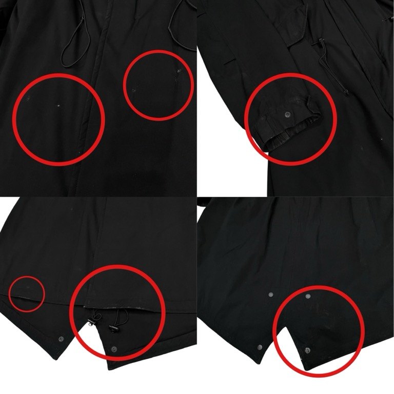 Yohji Yamamoto Pour Homme 20AW Thinsulate Left Piping Pocket Mods Coat I-左胸片玉P付モッズコート ポリエステルタイプライターシンサレートモッズコート ジャケット ブルゾン HR-C10-901 定価151,800円 ヨウジヤマモト