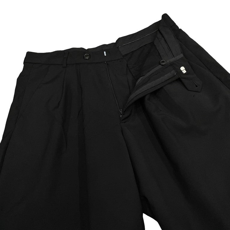 lownn IVER PLEATED SHORTS 2タックサマーウールワイドショートパンツ ボトム ショーツ ローン メンズ ユニセックス