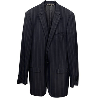 DOLCE&GABBANA 06SS ウールストライプピークドラペル1Bテーラードジャケット ブレザー アウター D&G ドルチェアンドガッバーナ メンズ