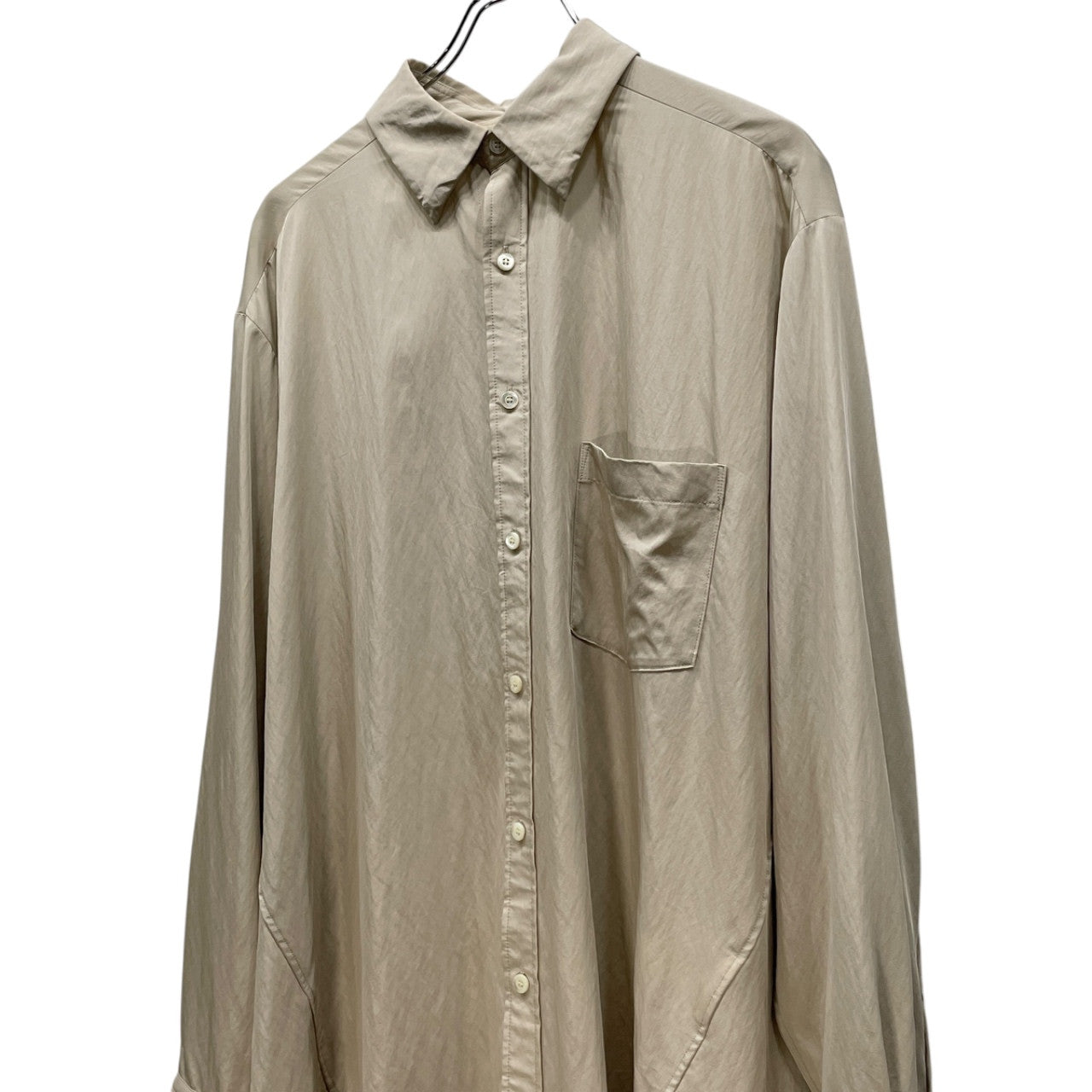 UJOH 24SS Full Open Shirts レーヨンナイロンフルオープンシャツ ブラウス トップス ウジョー メンズ