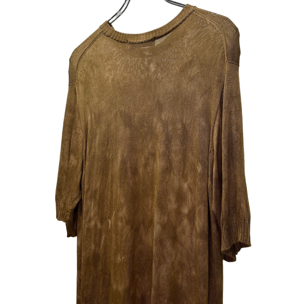 Y's for men 脱色加工クルーネックレーヨンニット ブリーチ トップス 半袖 サマーセーター Archive Yohji Yamamoto Pour Homme ヨウジヤマモトプールオム ワイズフォーメン メンズ